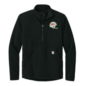 Boone Football Carhartt Men Textured 1/2-Zip Fleece Jacket-Black