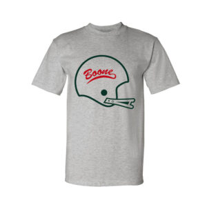 Boone Football Tall Cotton Short Sleeve Tee-Grey
