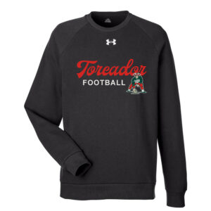 Boone Football Under Armour UA Rival Fleece Crewneck Sweatshirt Adult-Black