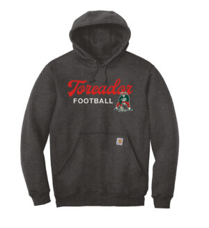 Boone Football Carhartt Adult Midweight Hooded Sweatshirt-Carbon Heather