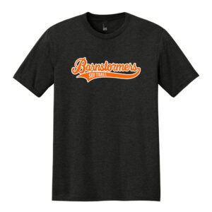 20. Barnstormers Softball Triblend Short Sleeve Tee-Black Frost