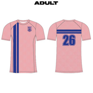 BSA Sublimated Adult Soccer Jersey-Light Pink – Fabric 0 ADULT