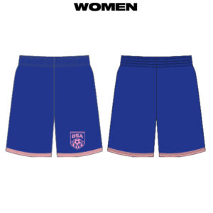 BSA Sublimated Women’s 4″ Inseam Soccer Short-Royal-Fabric 0 WOMEN