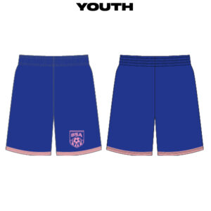 BSA Sublimated YOUTH 4″ Inseam Soccer Short-Royal-Fabric 0 YOUTH