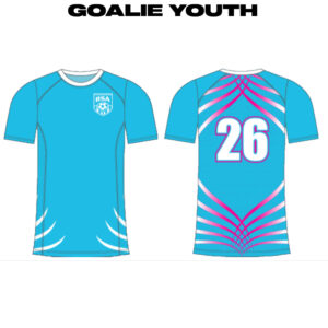 BSA Sublimated YOUTH Soccer Jersey-Elec. Blue – Fabric 0 GOALIE YOUTH