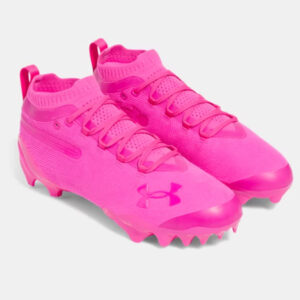 Men’s UA Spotlight Pro Suede Football Cleats – Pink