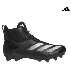 Adidas CHAOS Lineman High Top Cleats/Shoes -Black/White