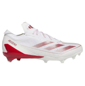Adidas ADIZERO ELECTRIC football Cleats/Shoes – White/Power Red