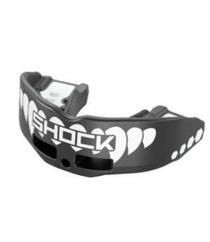 Shock Doctor Insta Fit Youth  Mouth Guard – Black/WHITE-Fang