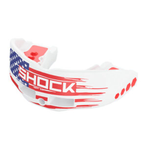 Shock Doctor Insta Fit Youth  Mouth Guard – White/American Flag
