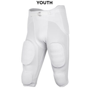 Champro YOUTH Integrated 7 Pad Football Pants – White