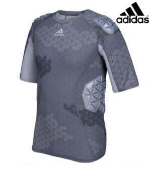 Adidas Techfit Ironskin 5 Pad Football Compression Shirt – Onix