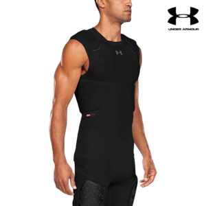 Under Armour Game Day Armour Pro 5-Pad Football Sleeveless Top – Black