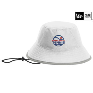 Camanche Girls Tennis New Era Hex Era Bucket Hat-White/Grey