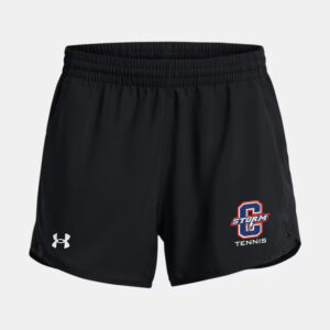 Camanche Girls Tennis Women’s UA Fly-By Unlined 3″ Shorts-Black