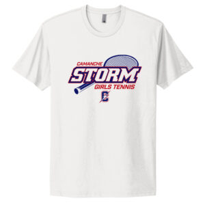 Camanche Girls Tennis Unisex Premium Short Sleeve Tee-White