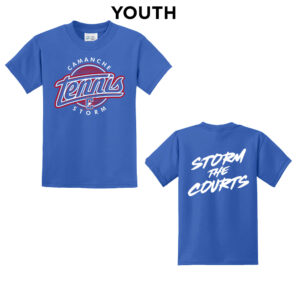 Camanche Girls Tennis Youth Short Sleeve Tee-Royal