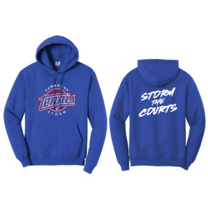 Camanche Girls Tennis Unisex Fleece Hooded Sweatshirt-Royal
