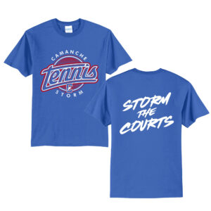 Camanche Girls Tennis Unisex Short Sleeve Tee-Royal