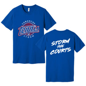 Camanche Girls Tennis Bella and Canvas Unisex Premium Short Sleeve Tee-Royal