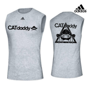 Cat Daddy Adidas Creator Sleeveless Performance Tee-Grey heather