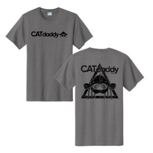 Cat Daddy Tall Cotton Short Sleeve Tee-Grey
