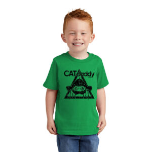 Cat Daddy Precious Cargo Toddler 5.4-oz 100% Cotton T-Shirt-Clover Green