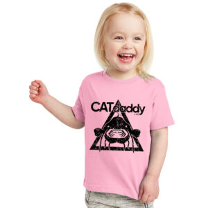 Cat Daddy Rabbit Skins Toddler Fine Jersey Tee-Pink