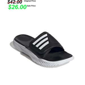 Clinton FB Player Gear PGoach Adidas Alphabounce Slide 2.0-Black/White