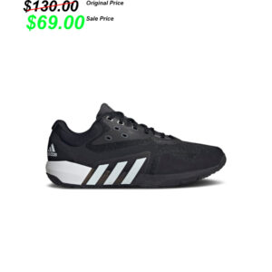 Clinton FB Player Gear PGoach Adidas DropSet Trainer shoe Core Black/White/Grey Six