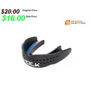 Clinton FB Player Gear PG Shock Doctor Trash Talker Mouth Guard-Black
