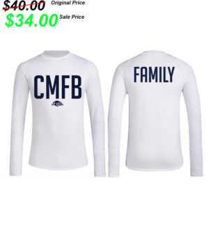 CM Football Gear Adidas Men’s Techfit Cold Ready Long Sleeve – White