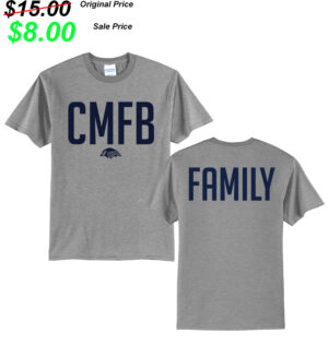 CM Football Gear PG Unisex Basic Short Sleeve Tee-Athletic Heather