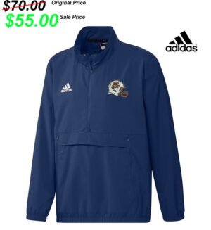 CM Football Gear Adidas Stadium 1/4 zip woven pullover – Team Navy (S-2x, 4X)