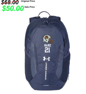 CM Football Gear Under Armour Hustle 6.0 Team Backpack – NAVY