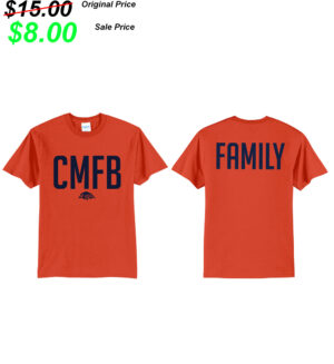 CM Football Gear Unisex Short Sleeve Tee-Orange