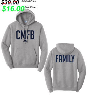 CM Football Gear Unisex Fleece Hooded Sweatshirt-Athletic Heather