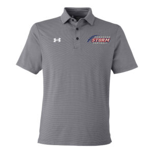 Camanche Football Under Armour DRIVE Team Stripe Premium Polo – BLACK
