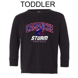 Camanche Football Long Sleeve Fine Jersey Toddler TEE