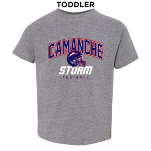 Camanche Football Toddler Fine Jersey Tee-Granite Heather
