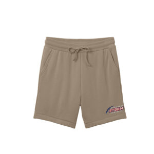 Camanche Football BELLA and CANVAS Unisex Sponge Fleece Sweatshort-Tan