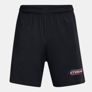 Camanche Football Under Armour Men’s UA Tech Vent 7″ pocketed  Shorts-Black