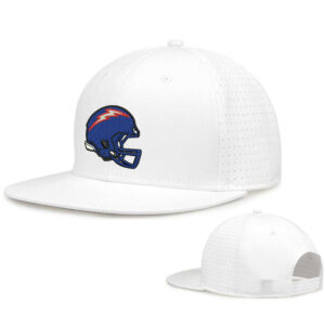 Camanche Football The Game Perforated GameChanger Snapback Cap-White