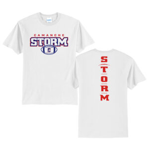 Camanche Football Unisex Short Sleeve Tee-White