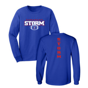 Camanche Football Unisex Cotton long Sleeve Tee-Royal
