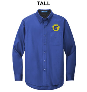 CNB Port Authority Tall Long Sleeve Easy Care Shirt-Royal