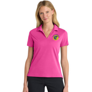 CNB Nike Ladies Dri-FIT Micro Pique 2.0 Polo-vivid Pink