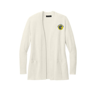 CNB Port Authority Women’s Easy Care Open-Front Cardigan Sweater-Oatmeal Heather