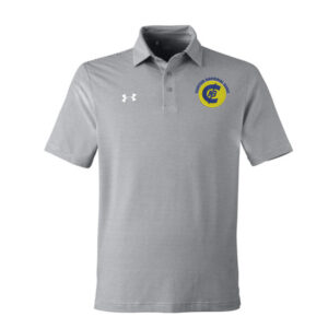 CNB Under Armour DRIVE Team Stripe Premium Polo – Mod Grey (2x and 3x only)