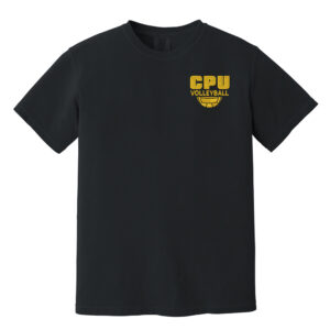 CPU Volleyball PG Comfort Colors Pigment Dyed Short Sleeve Shirt Unisex-Black